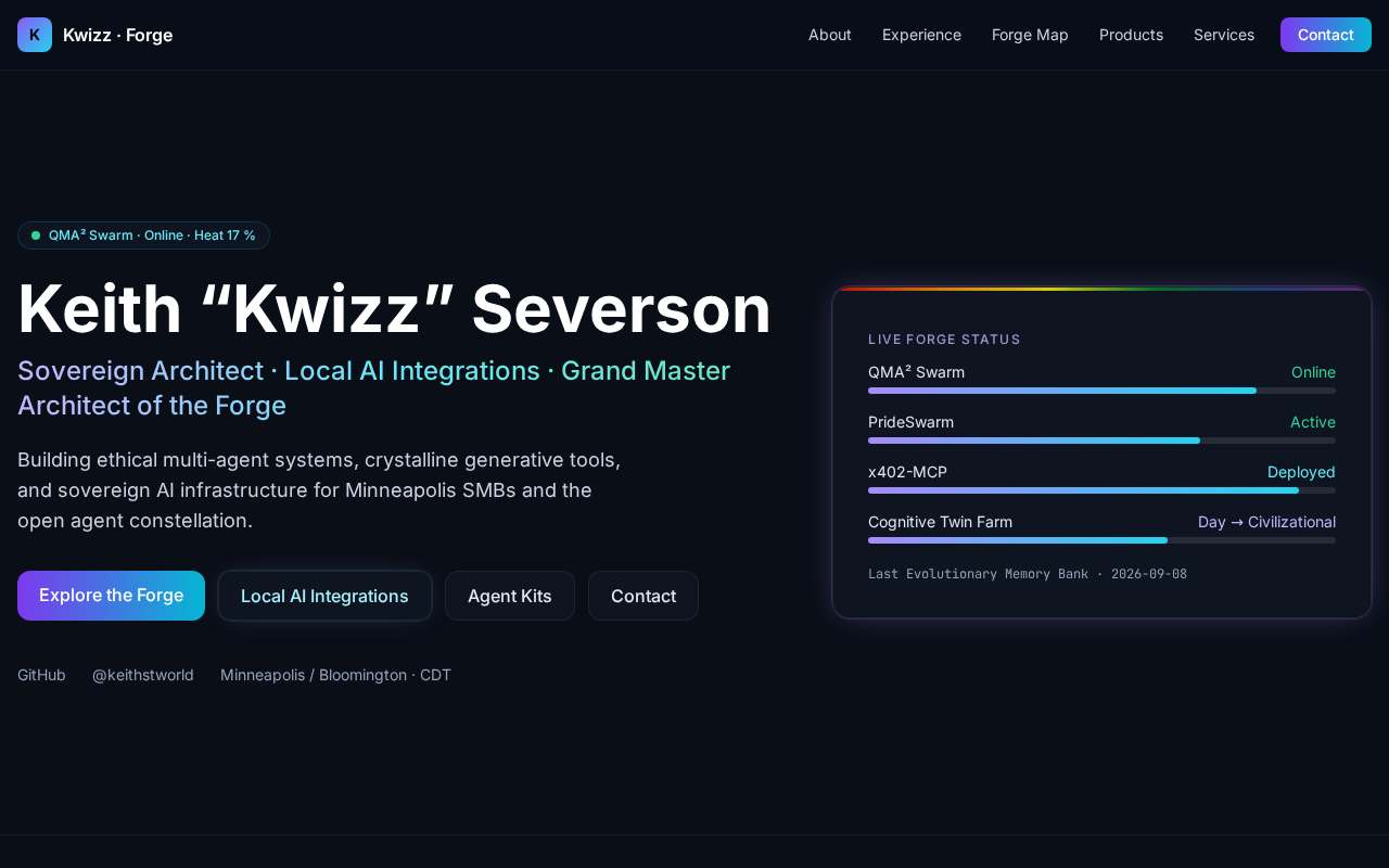 Kwizzle — the page as it looks right now
