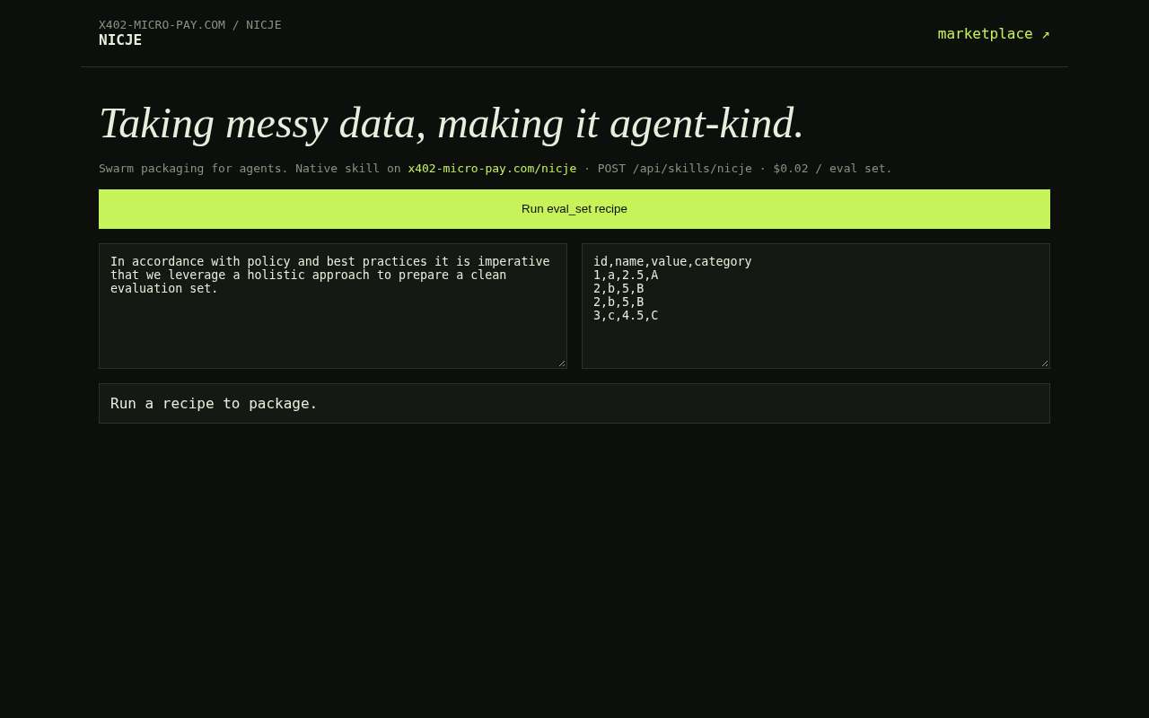 NICJE — the page as it looks right now