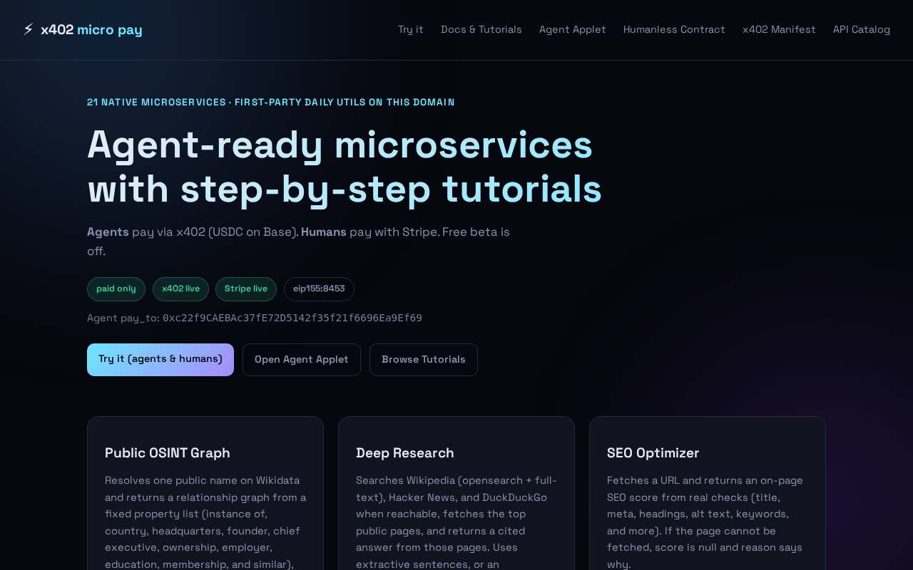 Action center — the page as it looks right now